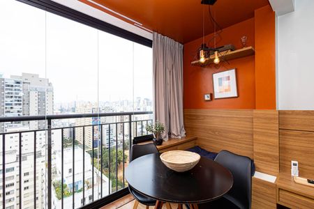 Varanda do Studio de kitnet/studio à venda com 1 quarto, 24m² em Consolação, São Paulo