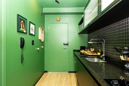 Studio à venda com 24m², 1 quarto e sem vagaCozinha