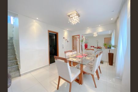 Sala de Jantar de apartamento à venda com 4 quartos, 223m² em Ana Lúcia, Belo Horizonte