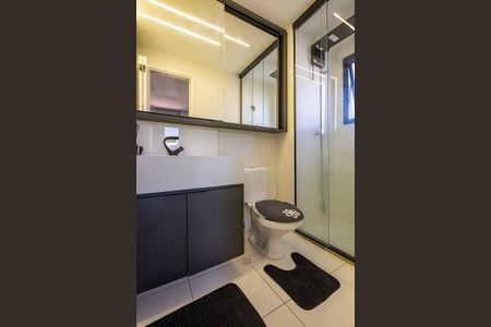 Banheiro Social de kitnet/studio para alugar com 1 quarto, 24m² em Pinheiros, São Paulo