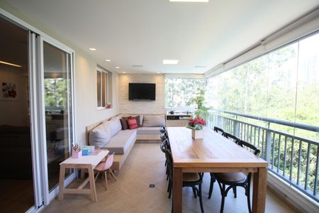 Apartamento à venda com 122m², 3 quartos e 2 vagasVaranda gourmet