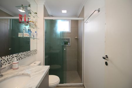 Apartamento à venda com 122m², 3 quartos e 2 vagasBanheiro da Suíte 1