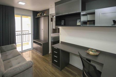 Sala de apartamento à venda com 1 quarto, 38m² em Vila Tolstoi, São Paulo
