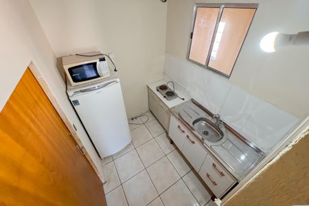 Studio para alugar com 29m², 1 quarto e sem vaga Studio para alugar com 29m², 1 quarto e sem vagaCozinha