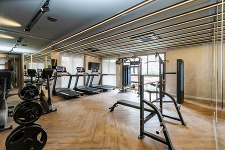 Studio para alugar com 21m², 1 quarto e sem vaga Studio para alugar com 21m², 1 quarto e sem vagaÁrea comum - Academia