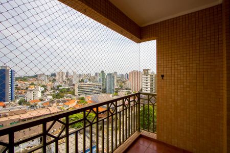 Varanda da sala de apartamento para alugar com 3 quartos, 100m² em Jardim Bela Vista, Santo André