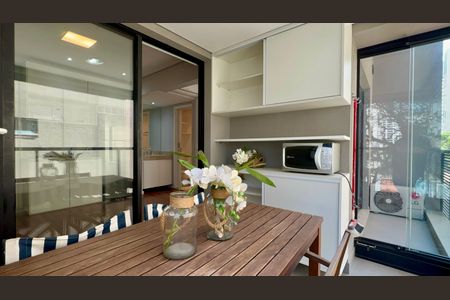 Studio à venda com 37m², 1 quarto e 1 vagaVaranda