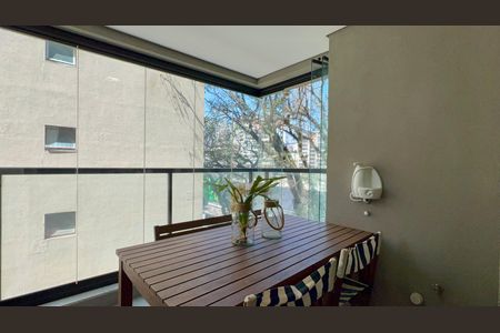 Studio à venda com 37m², 1 quarto e 1 vagaVaranda