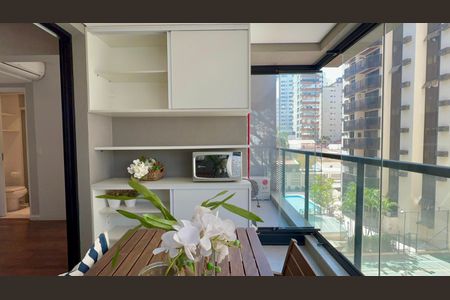 Studio à venda com 37m², 1 quarto e 1 vagaVaranda
