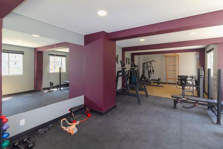 Apartamento para alugar com 45m², 2 quartos e sem vaga Apartamento para alugar com 45m², 2 quartos e sem vagaÁrea comum - Academia