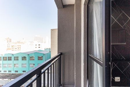 Varanda  de apartamento para alugar com 1 quarto, 25m² em Centro Histórico de São Paulo, São Paulo