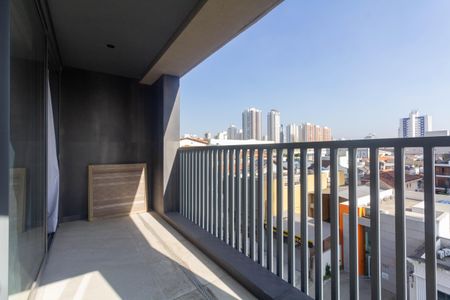 Varanda de kitnet/studio para alugar com 1 quarto, 35m² em Vila Gomes Cardim, São Paulo