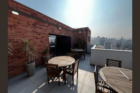 Studio para alugar com 27m², 1 quarto e sem vagaÁrea gourmet