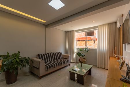 Sala de apartamento à venda com 3 quartos, 98m² em Castelo, Belo Horizonte