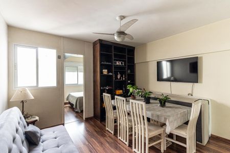 Sala de apartamento à venda com 1 quarto, 40m² em Vila Buarque, São Paulo