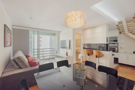 Sala de apartamento à venda com 2 quartos, 92m² em Jardim Paulista, São Paulo