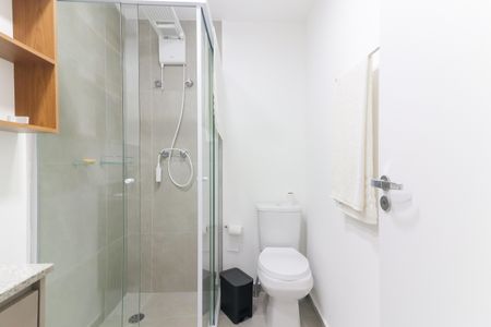 Studio para alugar com 26m², 1 quarto e sem vaga Studio para alugar com 26m², 1 quarto e sem vagaBanheiro