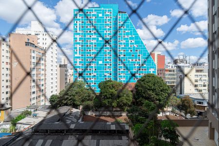 Vista da Sala de apartamento à venda com 1 quarto, 36m² em Bela Vista, São Paulo