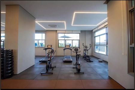 Apartamento para alugar com 45m², 1 quarto e 1 vaga Apartamento para alugar com 45m², 1 quarto e 1 vagaÁrea comum - Academia