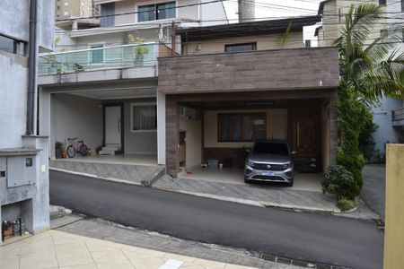 Vista Sala de casa de condomínio à venda com 3 quartos, 105m² em Parque Erasmo Assunção, Santo André