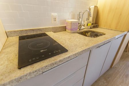 Studio para alugar com 29m², 1 quarto e sem vaga Studio para alugar com 29m², 1 quarto e sem vagaCozinha