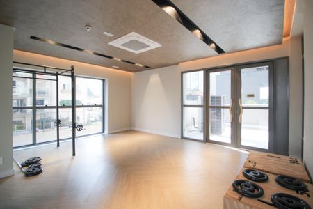 Studio para alugar com 29m², 1 quarto e sem vaga Studio para alugar com 29m², 1 quarto e sem vagaÁrea comum - Academia