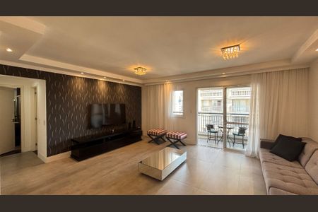 Sala de apartamento à venda com 2 quartos, 97m² em Vila Bastos, Santo André