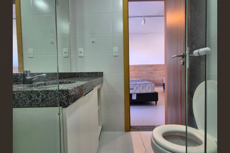Apartamento para alugar com 81m², 1 quarto e 2 vagas Apartamento para alugar com 81m², 1 quarto e 2 vagasBanheiro da Suíte