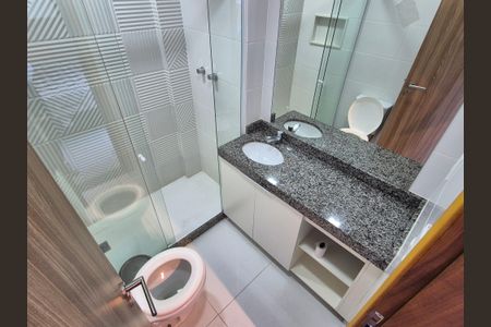 Apartamento para alugar com 81m², 1 quarto e 2 vagas Apartamento para alugar com 81m², 1 quarto e 2 vagasBanheiro da Suíte