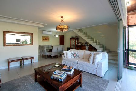 Sala de apartamento à venda com 4 quartos, 360m² em Barra da Tijuca, Rio de Janeiro