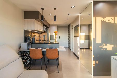 Sala de apartamento para alugar com 1 quarto, 45m² em Azenha, Porto Alegre