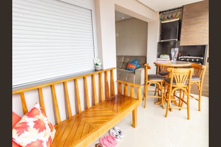 Varanda da Sala de apartamento à venda com 3 quartos, 74m² em Vila Regente Feijó, São Paulo
