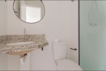 Banheiro de kitnet/studio à venda com 1 quarto, 31m² em Liberdade, São Paulo