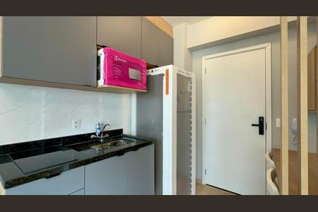 Studio para alugar com 25m², 1 quarto e sem vaga Studio para alugar com 25m², 1 quarto e sem vagaCozinha