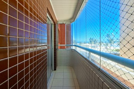 Sacada  de apartamento para alugar com 1 quarto, 42m² em Caiçara, Praia Grande