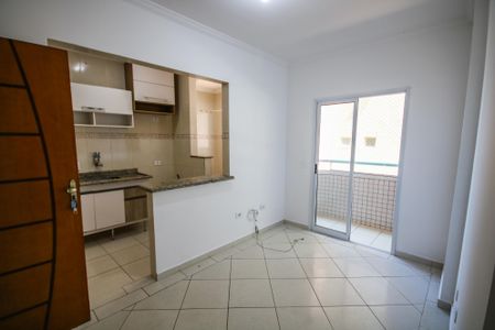 Sala de apartamento para alugar com 1 quarto, 42m² em Caiçara, Praia Grande