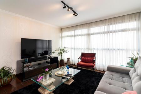 Sala de Estar de apartamento à venda com 3 quartos, 128m² em Jardim das Laranjeiras, São Paulo