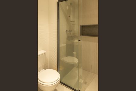 Studio para alugar com 28m², 1 quarto e sem vaga Studio para alugar com 28m², 1 quarto e sem vagaBanheiro Social