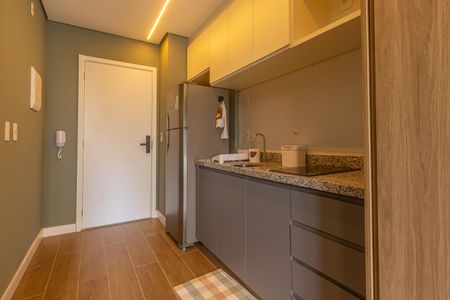Studio para alugar com 28m², 1 quarto e sem vaga Studio para alugar com 28m², 1 quarto e sem vagaCozinha