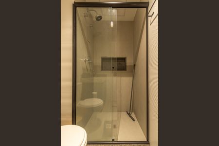 Studio para alugar com 28m², 1 quarto e sem vaga Studio para alugar com 28m², 1 quarto e sem vagaBanheiro Social