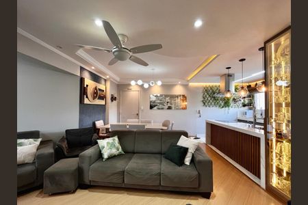 Sala de apartamento à venda com 3 quartos, 110m² em Vila Industrial (campinas), Campinas