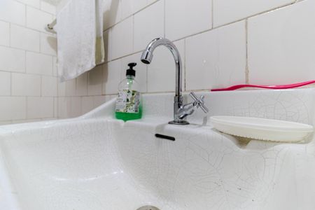 Banheiro de kitnet/studio à venda com 1 quarto, 40m² em Vila Buarque, São Paulo