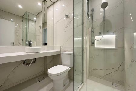 Apartamento à venda com 130m², 3 quartos e sem vagaBanheiro da Suíte