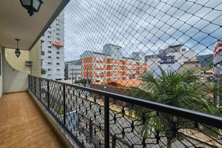 Varanda de apartamento para alugar com 3 quartos, 107m² em Balneario Cidade Atlantica, Guarujá
