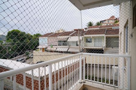 Varanda da Sala de apartamento à venda com 3 quartos, 73m² em Fonseca, Niterói
