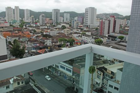 Varanda de apartamento para alugar com 2 quartos, 58m² em Vila Matias, Santos