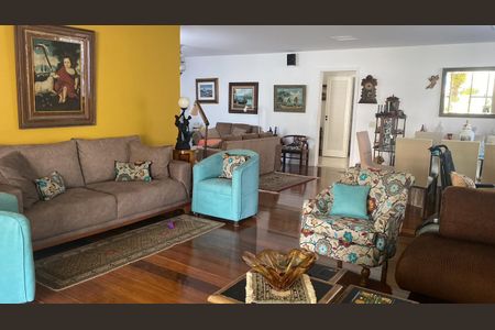 Sala de casa de condomínio à venda com 5 quartos, 530m² em Barra da Tijuca, Rio de Janeiro