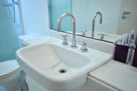 Apartamento à venda com 118m², 3 quartos e 2 vagasBanheiro da Suíte