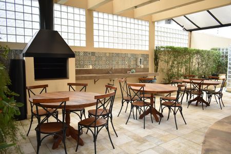 Apartamento à venda com 118m², 3 quartos e 2 vagasÁrea comum - Churrasqueira