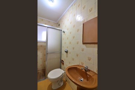 Banheiro Social de apartamento à venda com 1 quarto, 45m² em Jardim Maria Adelaide, São Bernardo do Campo